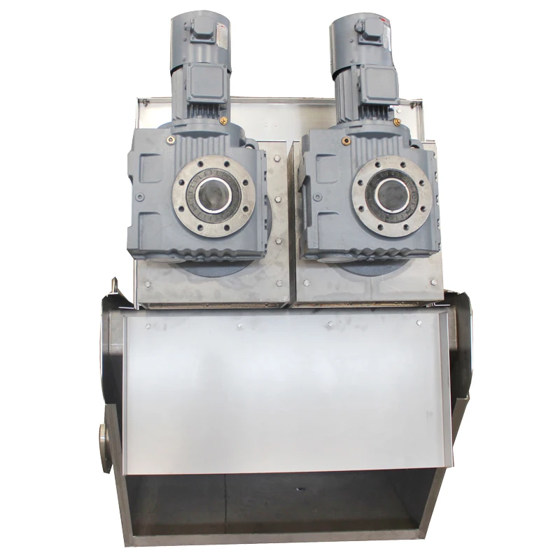 algae industrial sewage sludge screw press machine