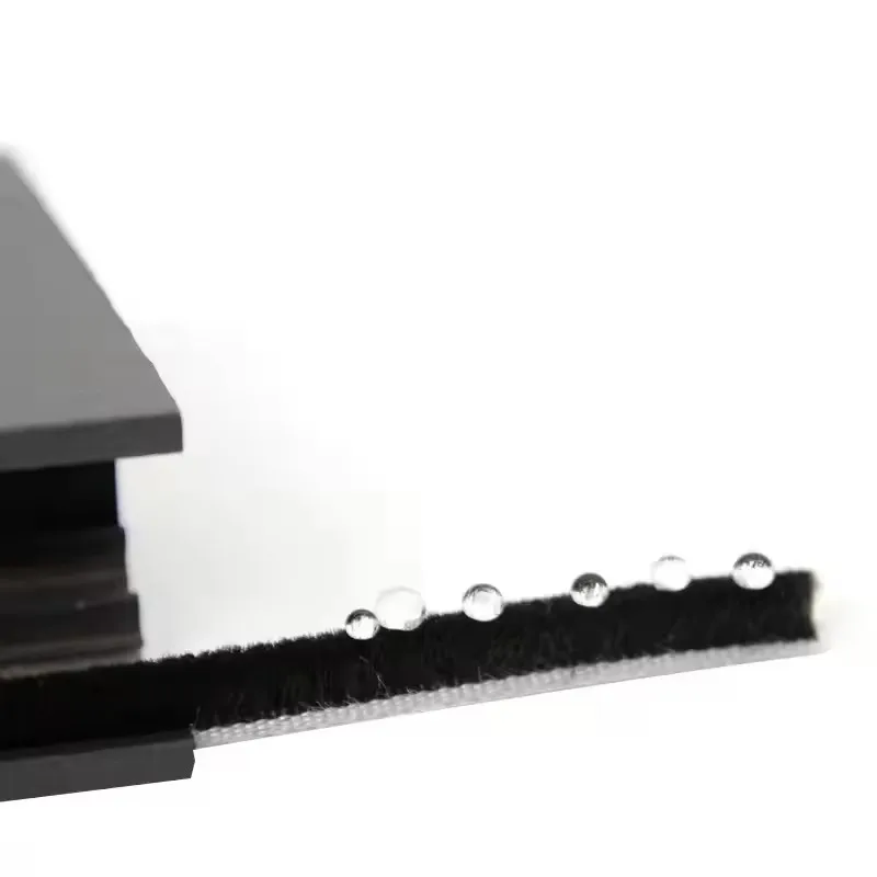 Factory Weatherstrip Door Brush Weather stripping grey silicon wool pile 7*6mm size antidust window seal strip