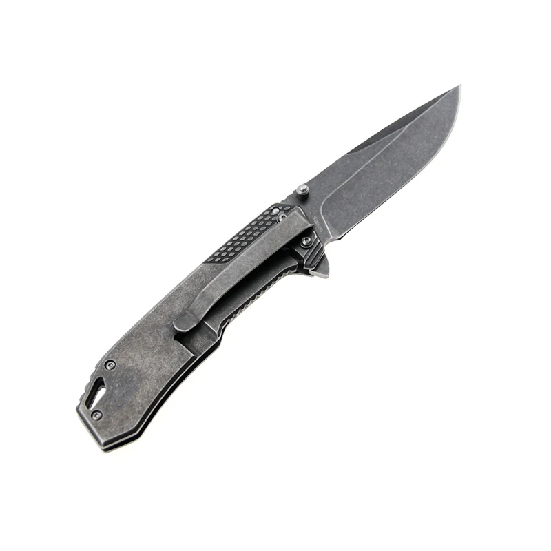 
Custom Boxes Camping Tactical Outdoor Survival Full Black Finished Custom Logo 3in Mini Pocket Knife 