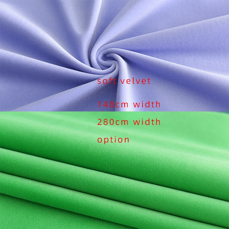JBLSUM velvet ring box super soft 100% polyester japanese Velvet hai ning sofa fabric upholstery fabrics