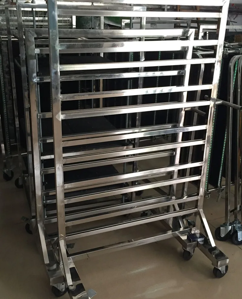 900*600*1300mm ESD PCB Storage Trolley with Hanging Racks/SMT PCB Circulation ESD Trolley/esd Cart