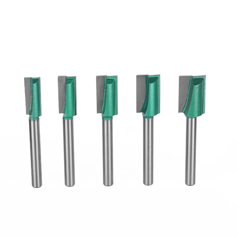 8MM Shank Cleaning Bottom Bit Router Bit Woodworking Milling Cutter For Wood Bit Face Mill Carbide Cutter End Mill
