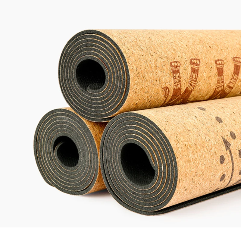 Good Nano Soft Positions Mexican Bag Usa Warehouse Grounding Sustainable Cork Yoga Mat For NET/OA/AMS 30 Days