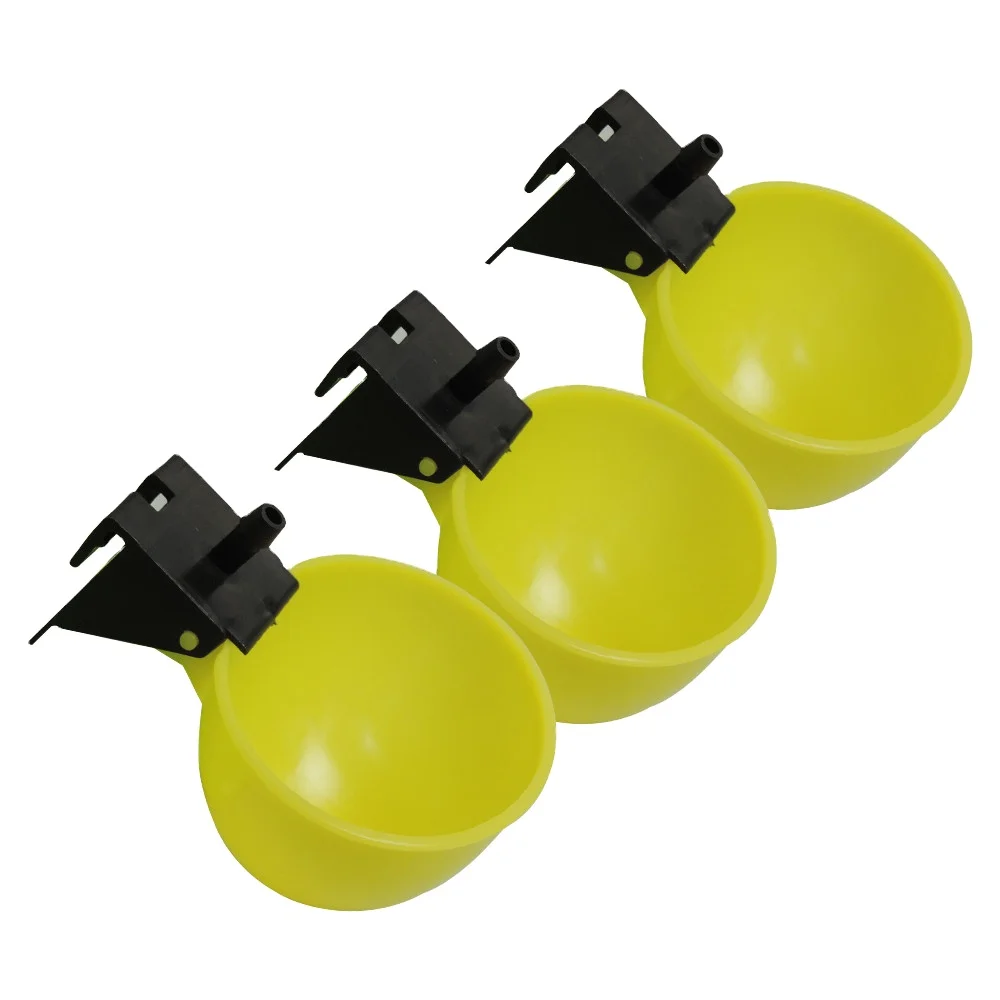 Chicken Cup Drinkers Hen Bird Chick Cage Pens Chicken Drinker Drinking Cups for Chickens