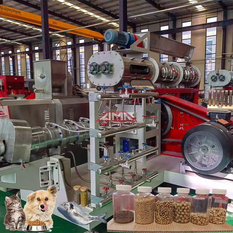 Лима От 1 до 2 лет водный корм линия производства гранул 55 кВт для кошек и собак домашних животных экструдер машина кормов рыб мокрого типа Гана