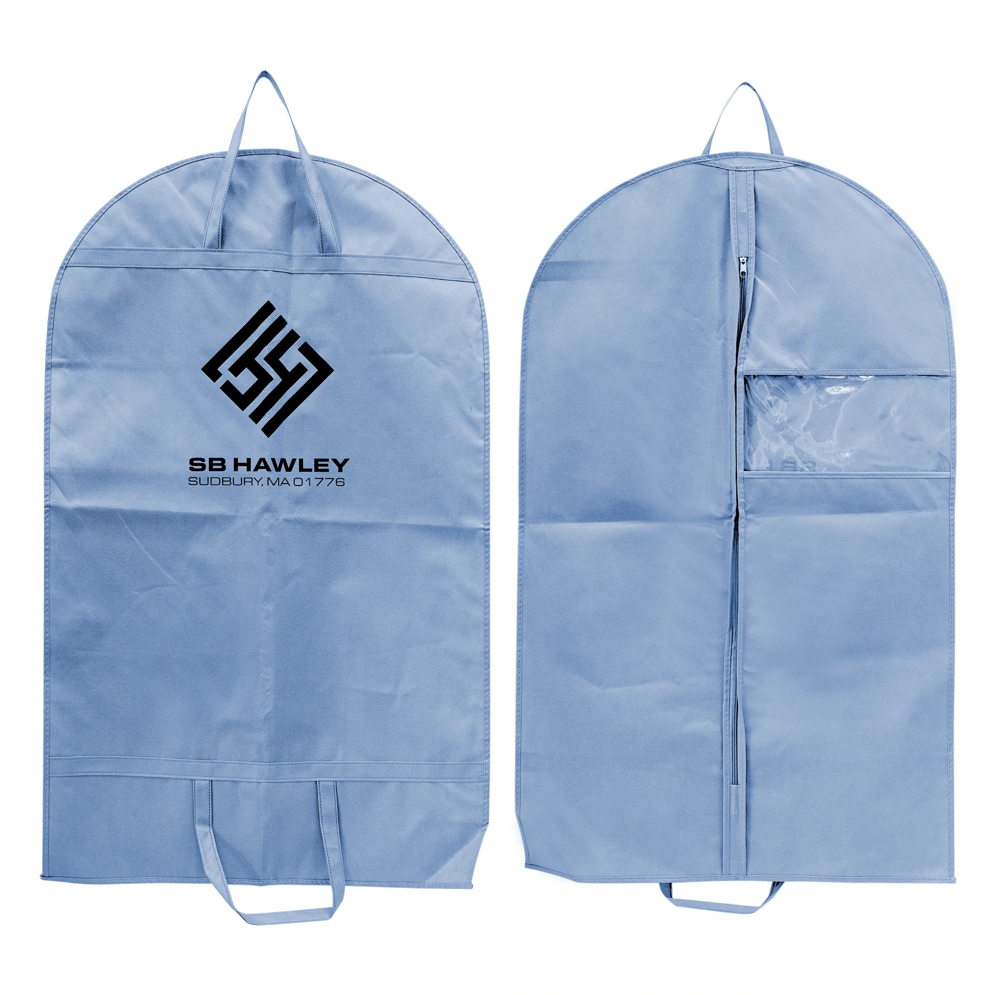 Suit Cover Bag Fast Delivery Garment Bag Suit Wedding Cotton Men Clothes Black Customized Logo Item Garment Storage Bag