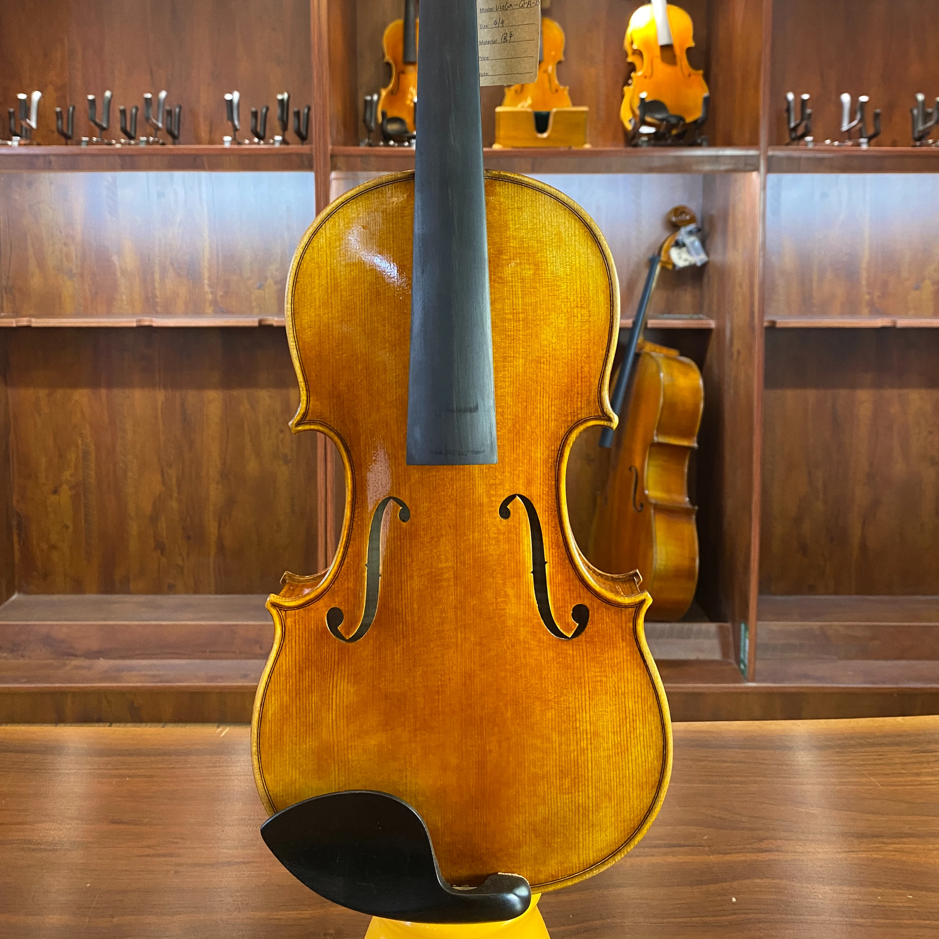 Китай, оптовая продажа, матовая скрипка ручной работы с аксессуарами