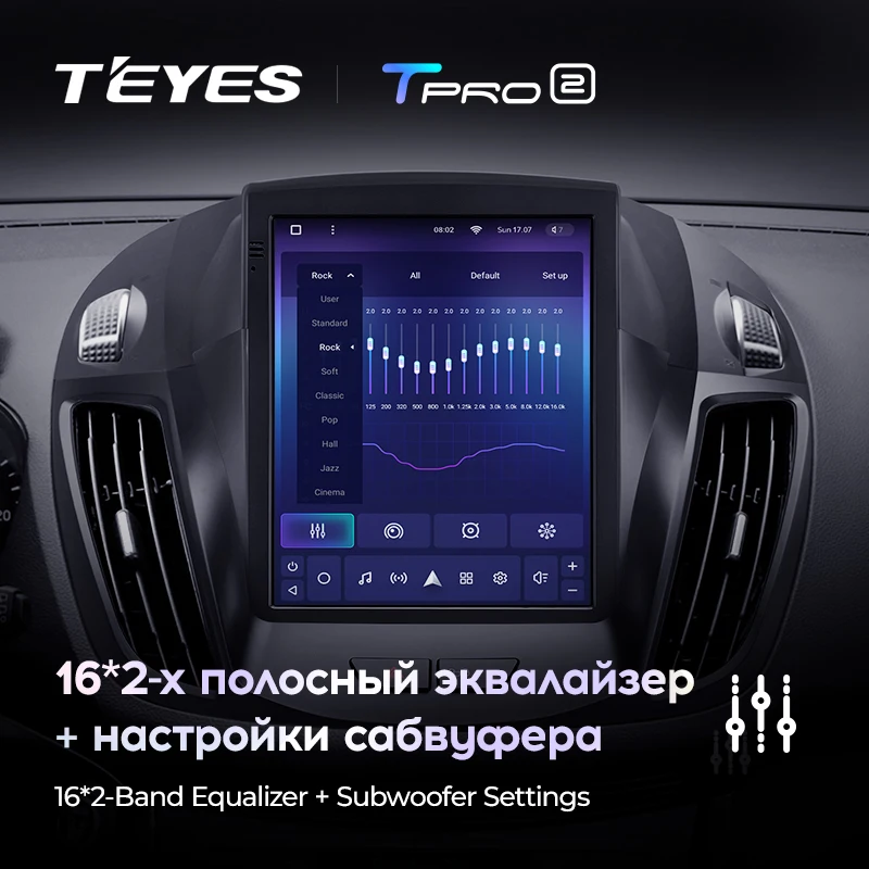 TEYES TPRO 2 For Ford Kuga 2 Escape 3 2012 - 2019 For Tesla style screen Car Radio Multimedia Video Player GPS Android