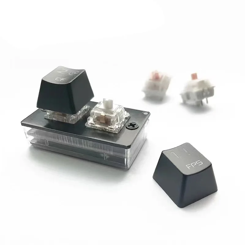 Portable Keyboard Computer Mini One-Handed Small Smart Studio Mechanical Wired Gaming Keyboard with 2 Fully Programmable Keys