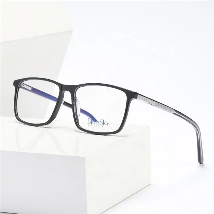 
2020 Custom Logo Woman And Man Square Fashion Acetate Optical Glasses Frames Eyewear 