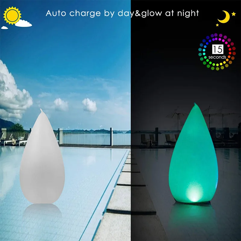  led swimming pool lighting floating light color changing ball beach for Christmas