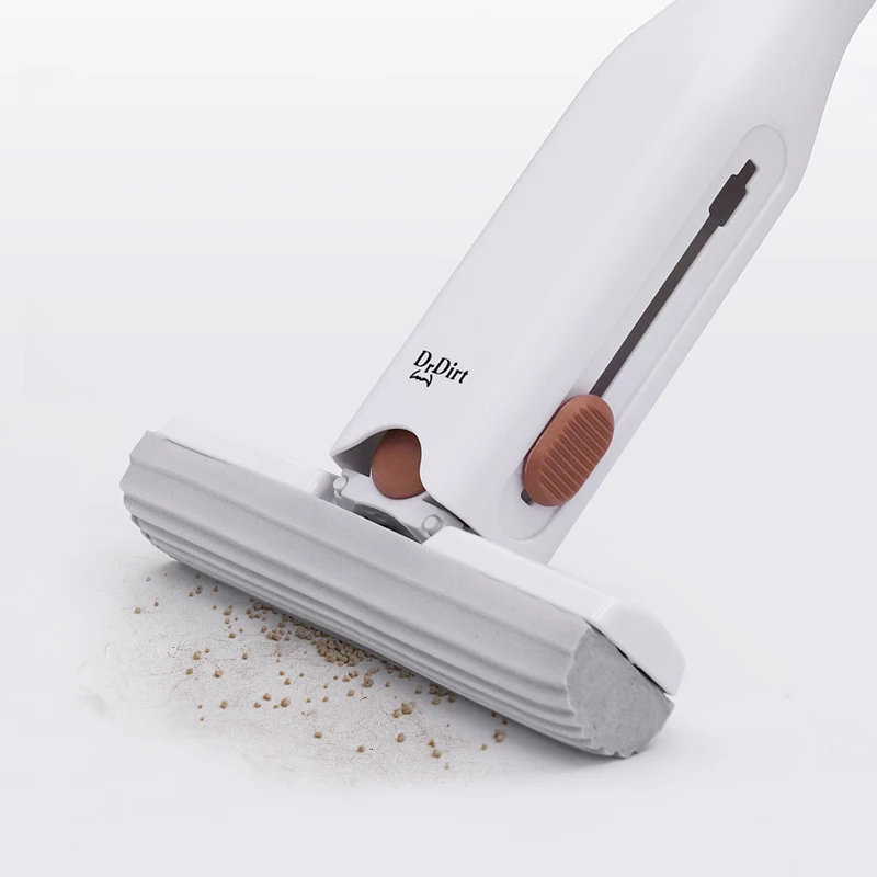 Multifunctional household cleaning tools handheld portable mini sponge cleaning mop with replacement for kitchen