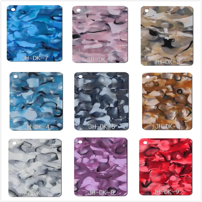 Wholesale 4X8ft Round Sheet/Board blue acrylic cellulose acetate sheet