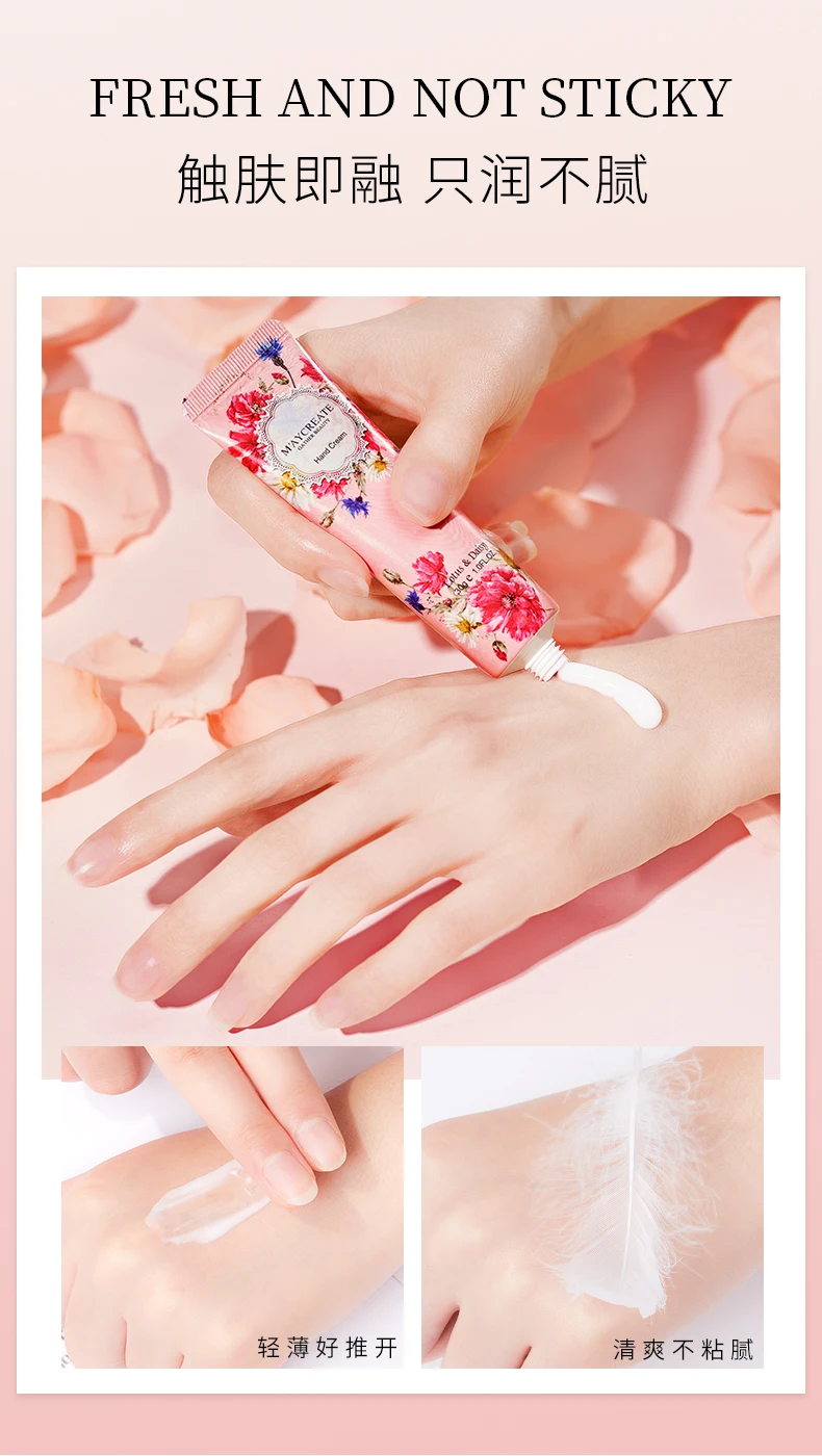 private label Moisturizing Plant extract Hand Cream 30g Nourishing mini Hand Cream 10 flavors wholesale ODM/OEM