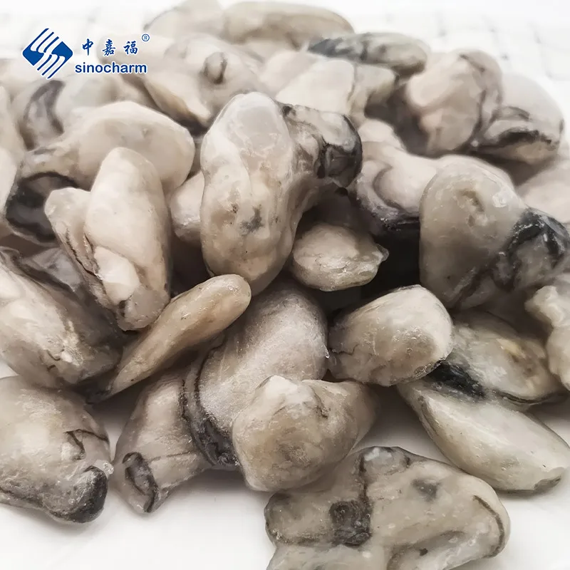 Sinocharm Frozen Seafood IQF Oyster 3-5g 5-7g Frozen Oyster Meat