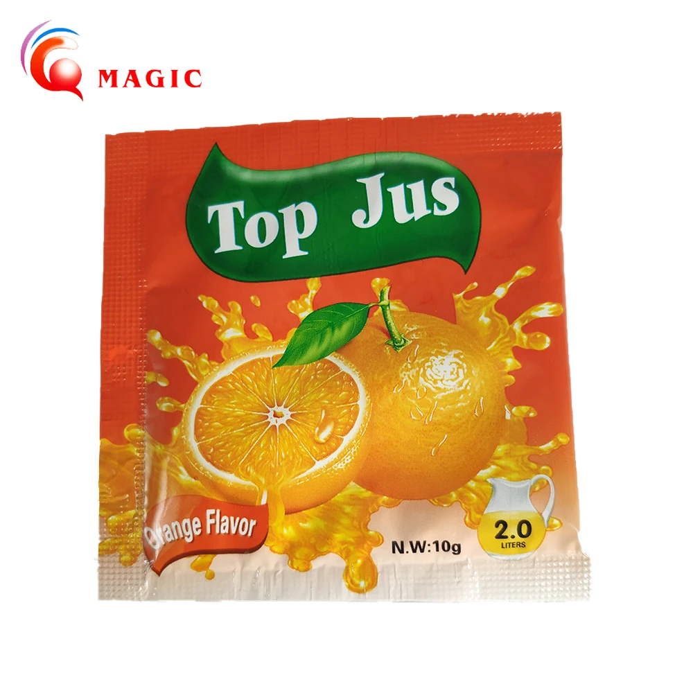 Топ JUS 10 г растворимый порошок для 2-литрового порошка с искусственным ароматом
