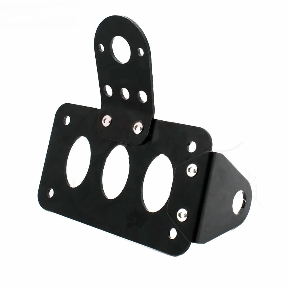 Motorcycle light Bracket motorcycle License Holder Plate Rear Taillight Bracket holder For Harley Axle Side Mount Scooter Moped