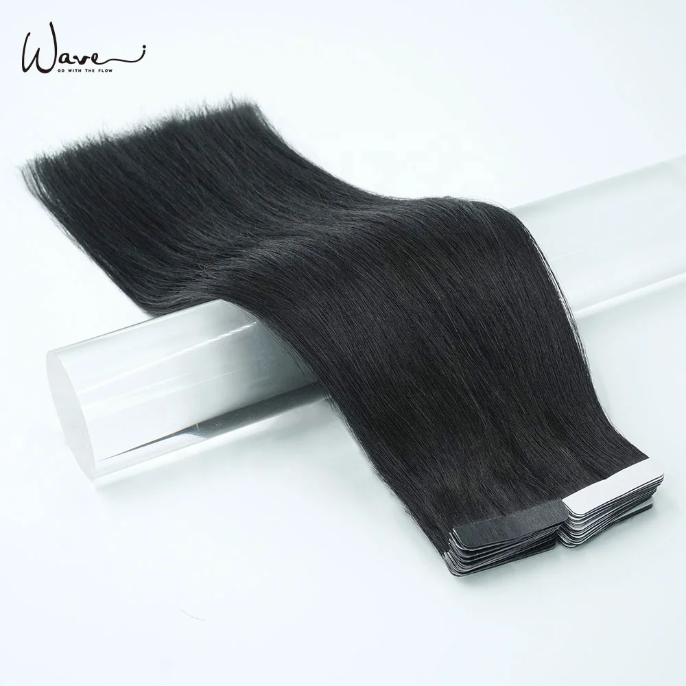 Double Sides Tape Hair Extension Cuticle Aligned Russian Human Hair Tape Hair Tape In Extensions