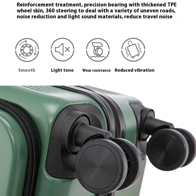 Unisex High Quality Smart Luggage Spinner Trolley Case ABS Material Suitcase Set for Personal Travel Wholesale