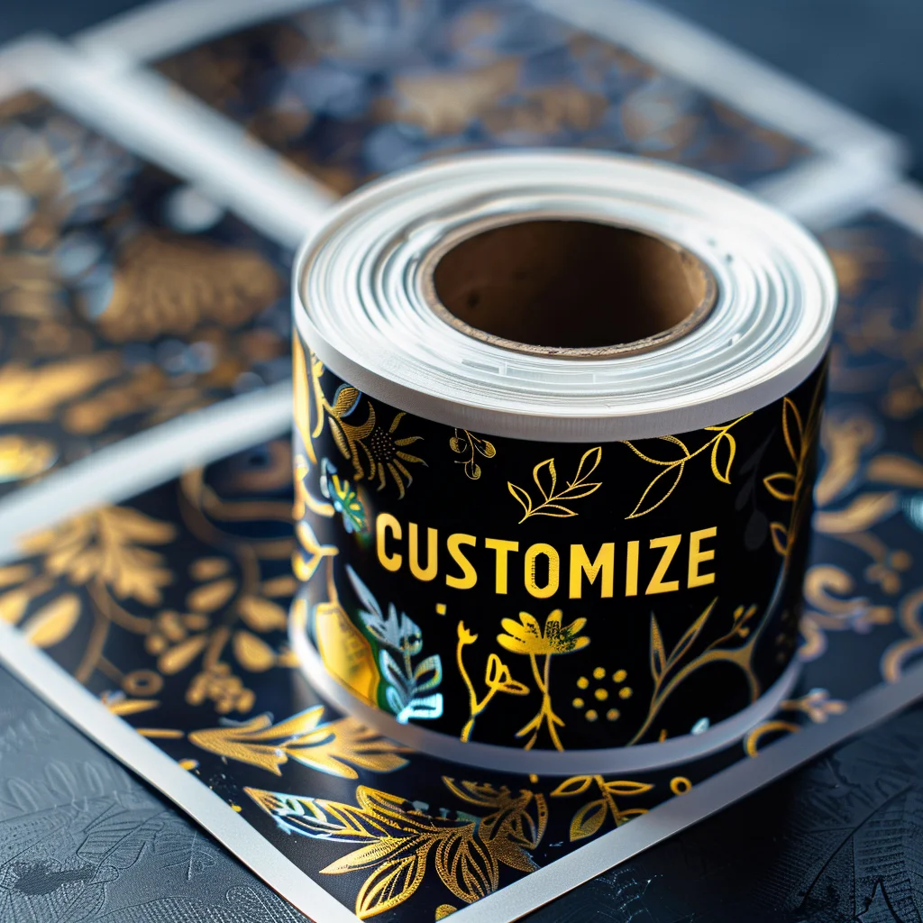 Waterproof Beauty Care Products Bottle Labels, Roll Custom Logo Bath/Body Care Label Printing Sticker