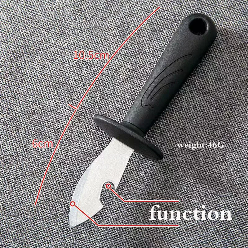 Cross-border hot sell stainless steel oyster knife wooden handle oyster knife