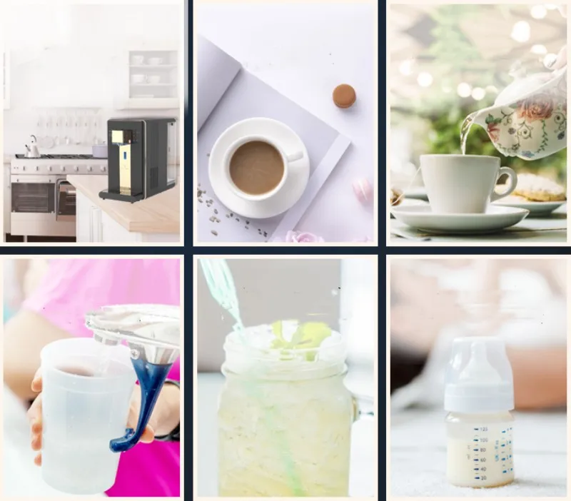 Hot & Cold Water Purifier RO Water Dispenser Manufacturers Countertop Best 6 Degree Ice Water Purifier