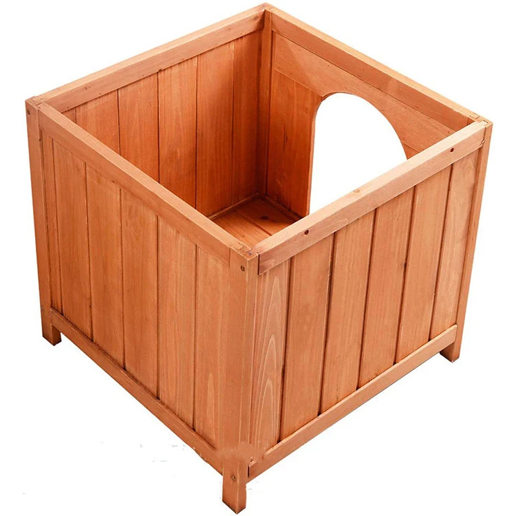 
Factory Direct Supply Detachable Outdoor Bed Indoor Removable Dog Pet House Wood 