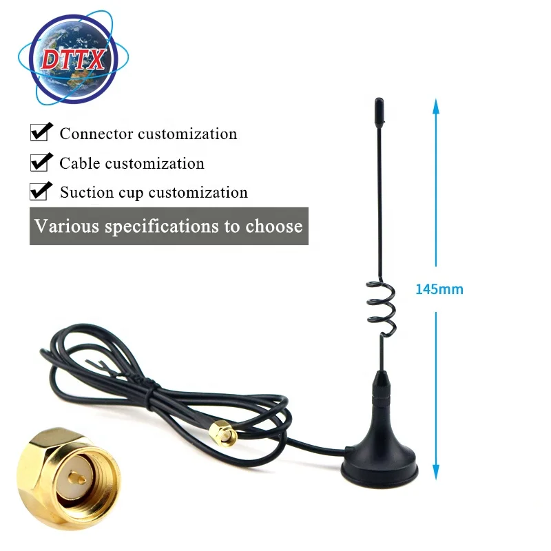 External Wifi sucker antenna waterproof 2.4G 2400mhz magnetic mount antenna