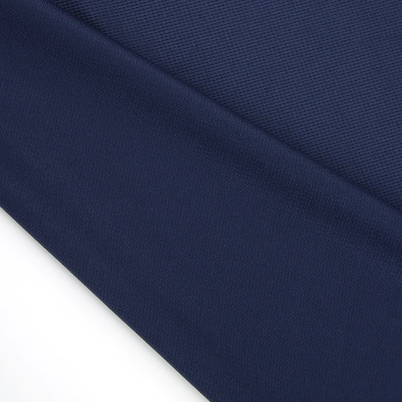 100% Polyester Knit Sport Quick Dry Grid Check Mesh Fabric for Sportswear Breathable T-shirt Garment