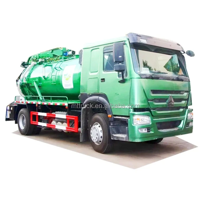 4x2 Dongfeng SINOTRUK 15CM3 Manual Diesel Vacuum Pump Sanitation Vehicles Clean Sludge New Energy Fecal Suction Truck