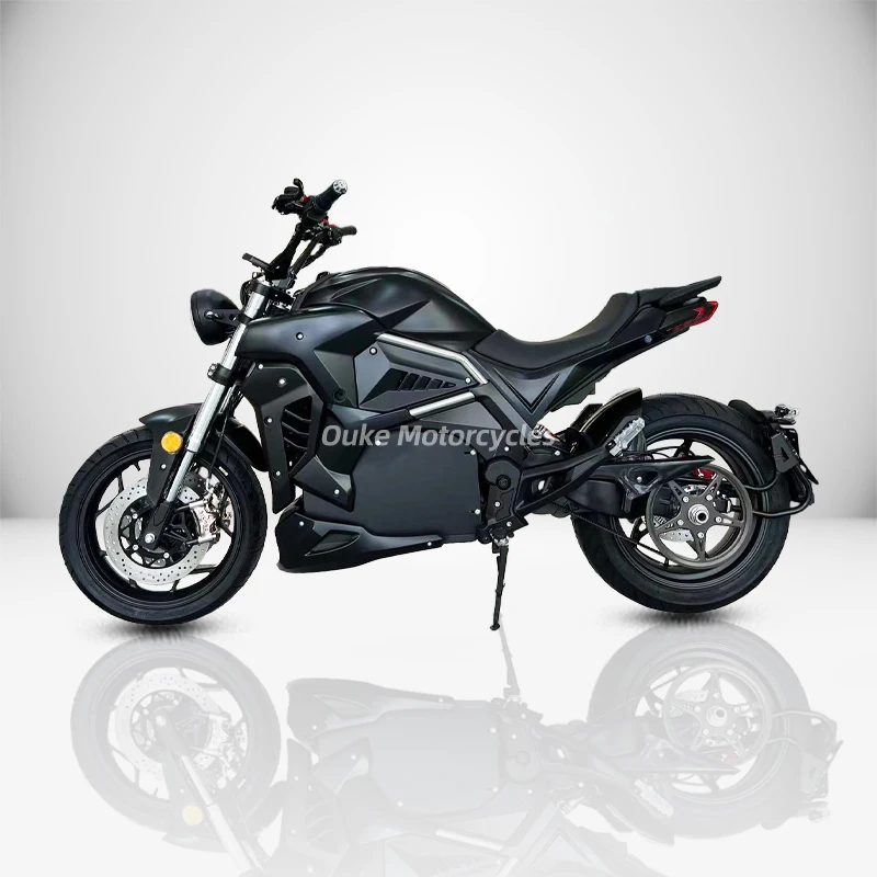 Fastest Speed Adult 2 Wheel Electric Motorcycle High Performance Safe Bike With ABS Braking System 17.4kwh Lithium Battery Pack