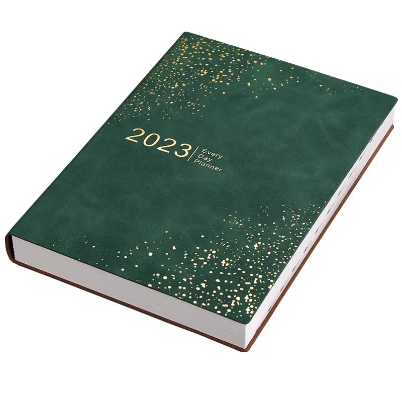 2023 Designs PU Leather Journals Custom Logo Magnetic Buckle A5 Inner Pages Diary/weekly/monthly Calendar Notebook Planner
