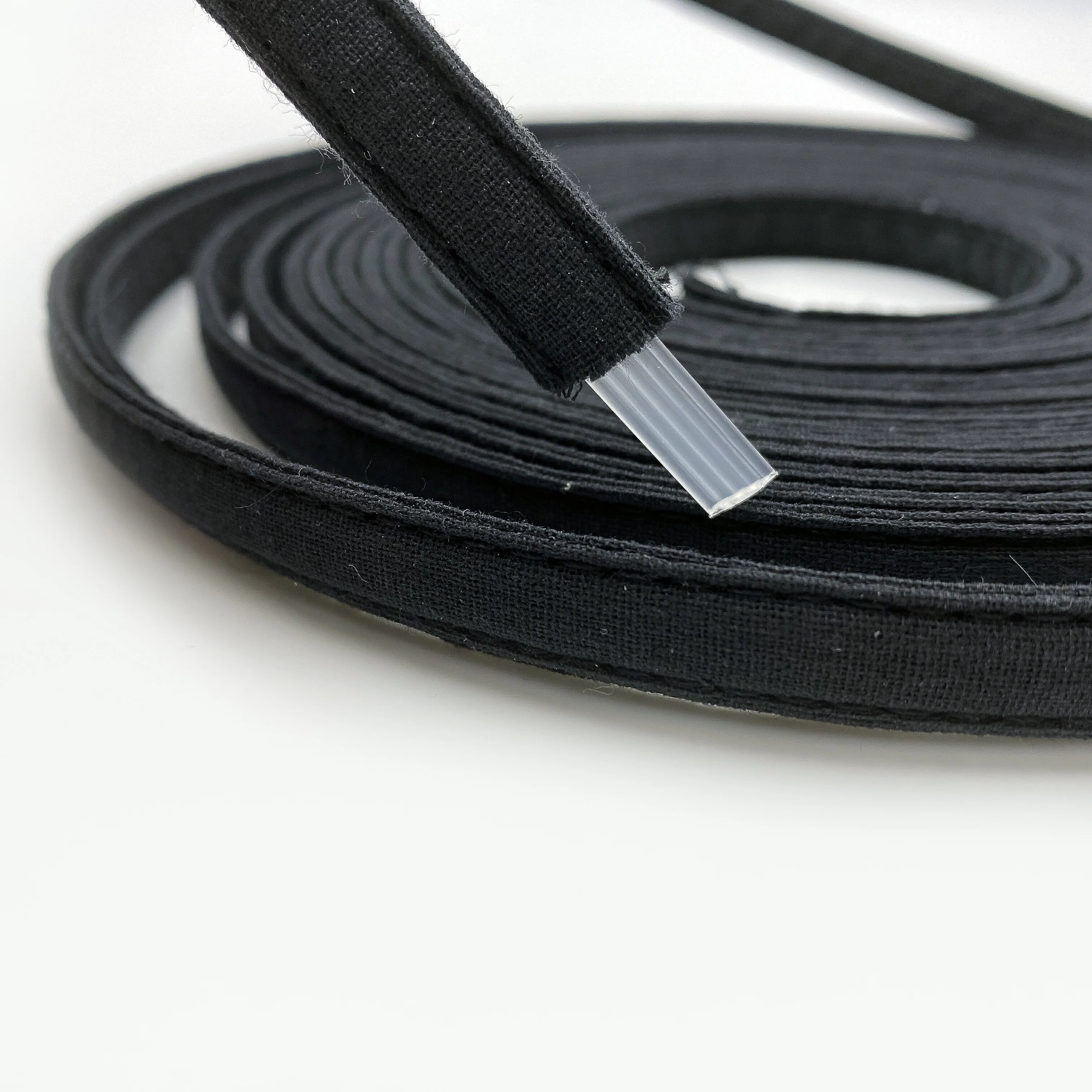 2023 new design 12 mm bra accessories skin  cotton covered bone  Pack in rolls wholesale