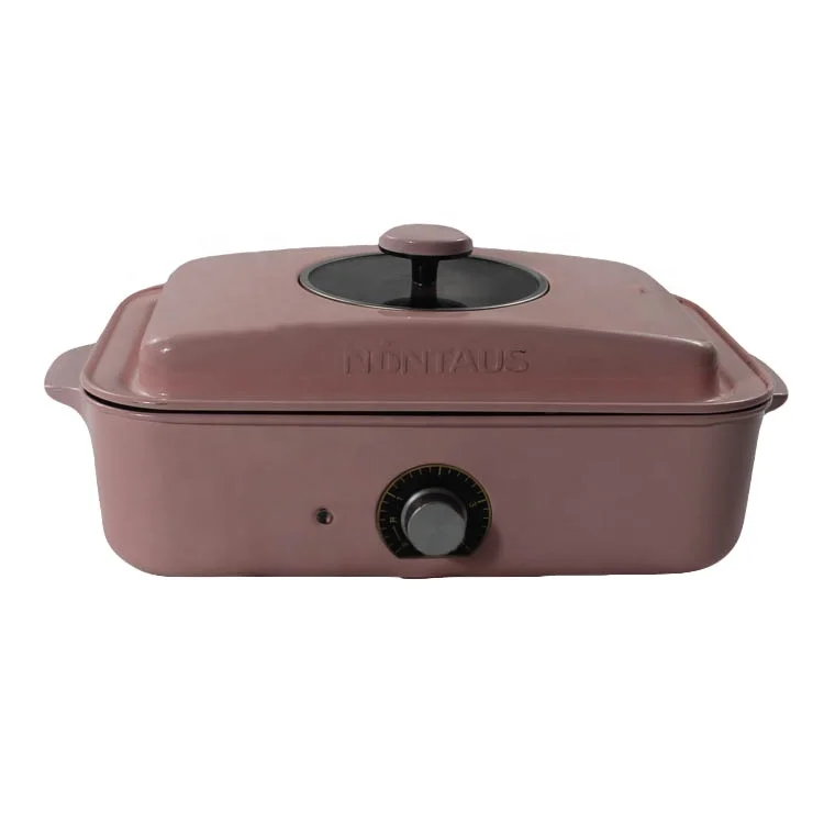 2020 New Products Hot Sale Electric Multi Functional Pan Set With Ceramic Deep Frypan Nonstick Takoyaki Maker High Quality Grill