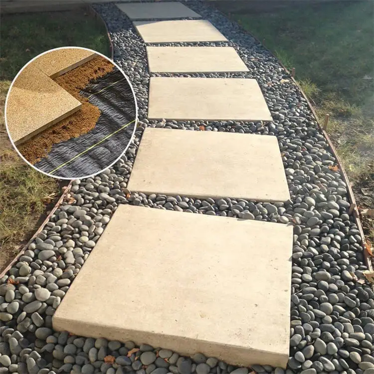 Black Color Weed Control Mulch Film Outdoor Plant Covers Non Woven Fabric For Agriculture Ground Cover Nonwoven Blanket