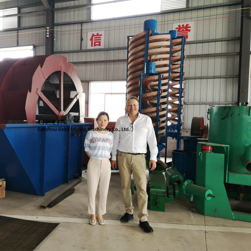 Zircon sand benefication equipment plant spiral concentration of heavy Minerals