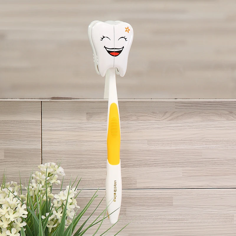 Wall Mount Bathroom Accessories Personal Care Other Bath&Toilet Supplies Bathroom Products Plastic Suction Toothbrush Holder