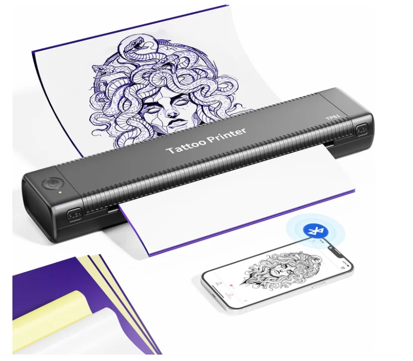 Новый портативный смарт-принтер для татуировок Phomemo TP81