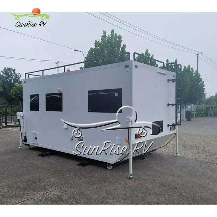 Sunrise RV expedition truck trailer travel rv truck camper expedition vehicle aluminum expedition truck camper