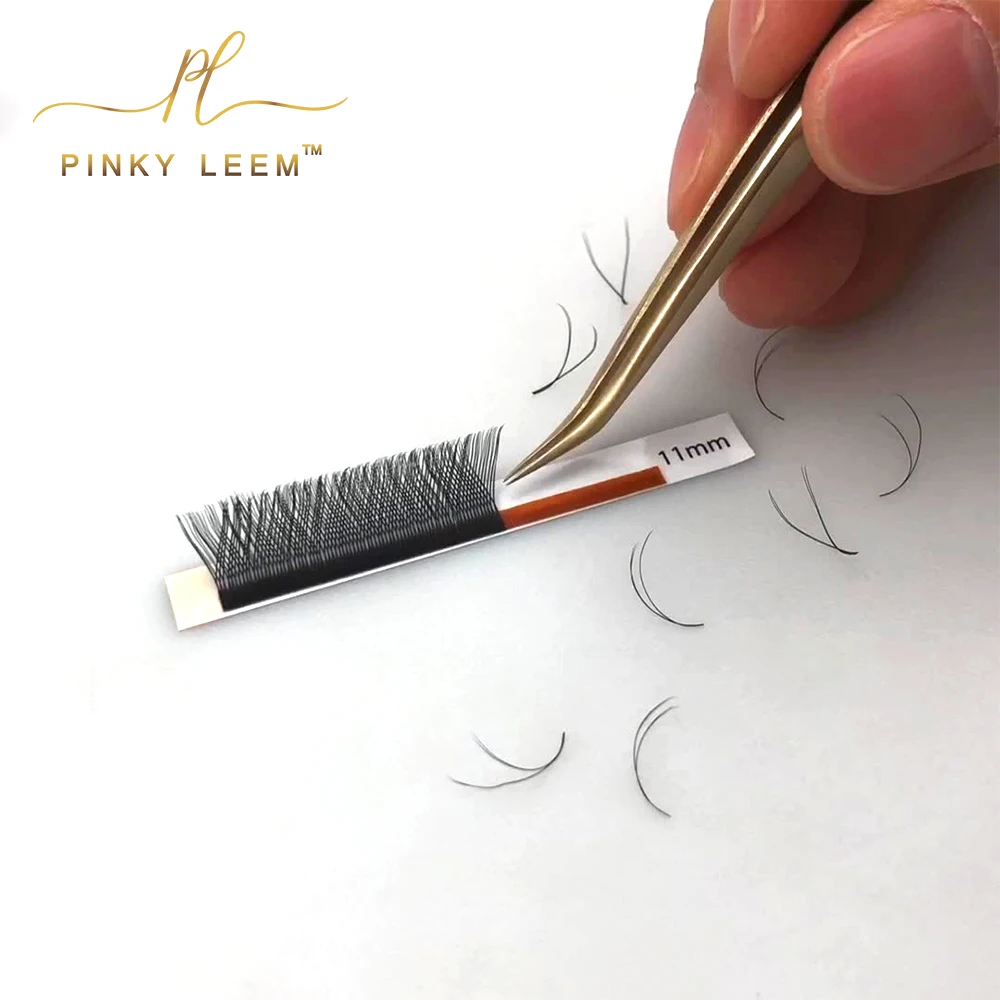 Pinky Leem Matte Eyelashes Individual Eyelash Lashextensions Volume Lashes Tray Easy Fan Lash Extensions Russian Eyelashes Y