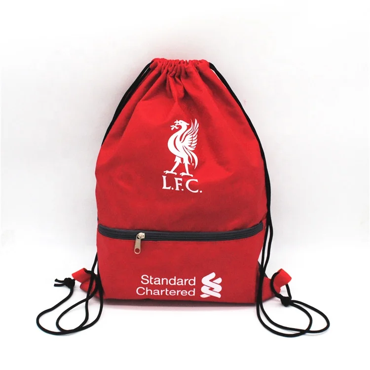 
Custom printed cheap promotion drawstring backpack shoe bag 