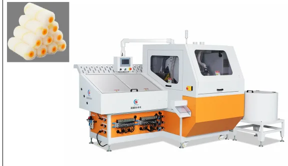 High efficiency paint roller automatic hot melt winding machine finishing