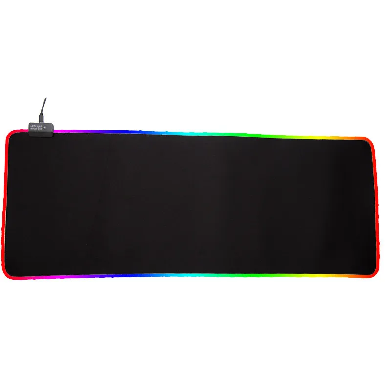 Коврик для мыши Travelcool, большой коврик для мыши RGB, утолщенный, красочные огни, игровой коврик для мыши, настраиваемый компьютерный Настольный коврик