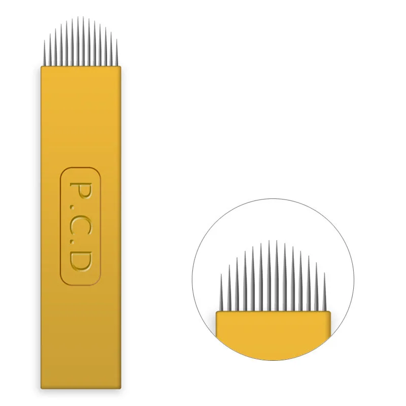 Stainless Steel Microblading Needle for Manual Eyebrow Tattoo Machine Permanent Makeup Feature