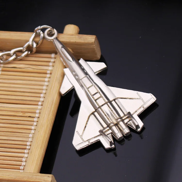 Airline Promo New Keychain Metal Naval Aircraft Fighter model Aviation Gifts Key ring Model Air Plane Keyring