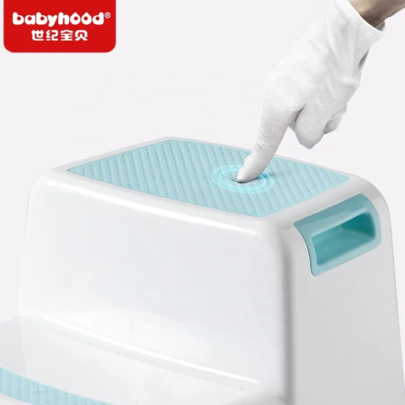 home indoor bathroom plastic stable children kids baby Slip Resistant Dual/2 /two Step stool for boys girls toilet training