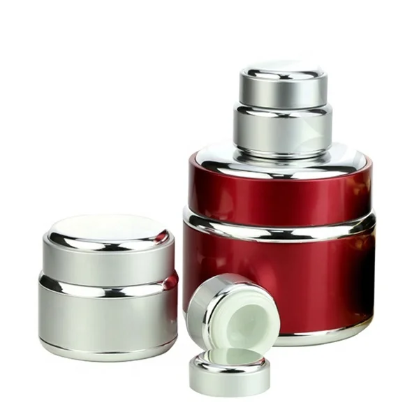 new type empty aluminum jar aluminum cream jar 30g aluminum cosmetic jar supplier