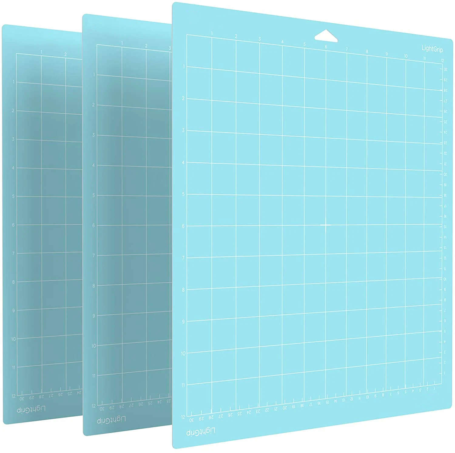 Stronggrip Standard Grip Cutting Mat 12x12' Adhesive Sticky Blue Quilting Cricket Replacement Accessories for Cricut