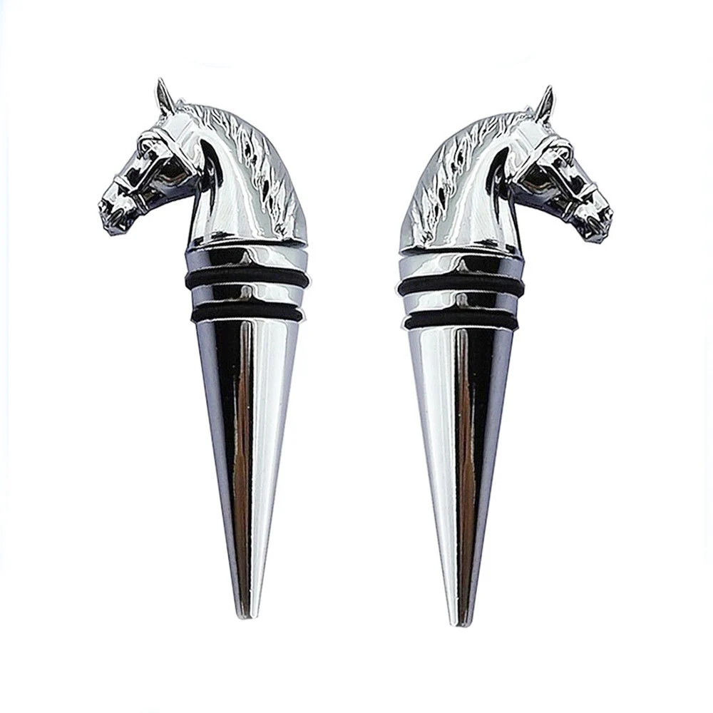 Customizable Wine Pourer Animals Head cute Wine bottle Stopper christmas Horse Head Wine Stoppers