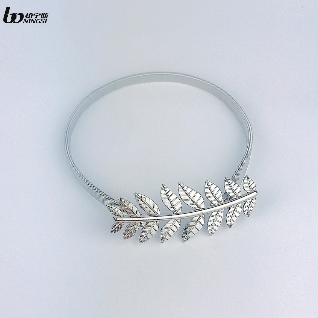 new design hot- selling leaf shape silver metal spring curtain hook for home, hotel